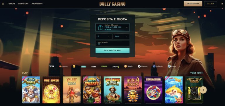 Dolly Casino: bonus senza deposito, recensioni e login italiano